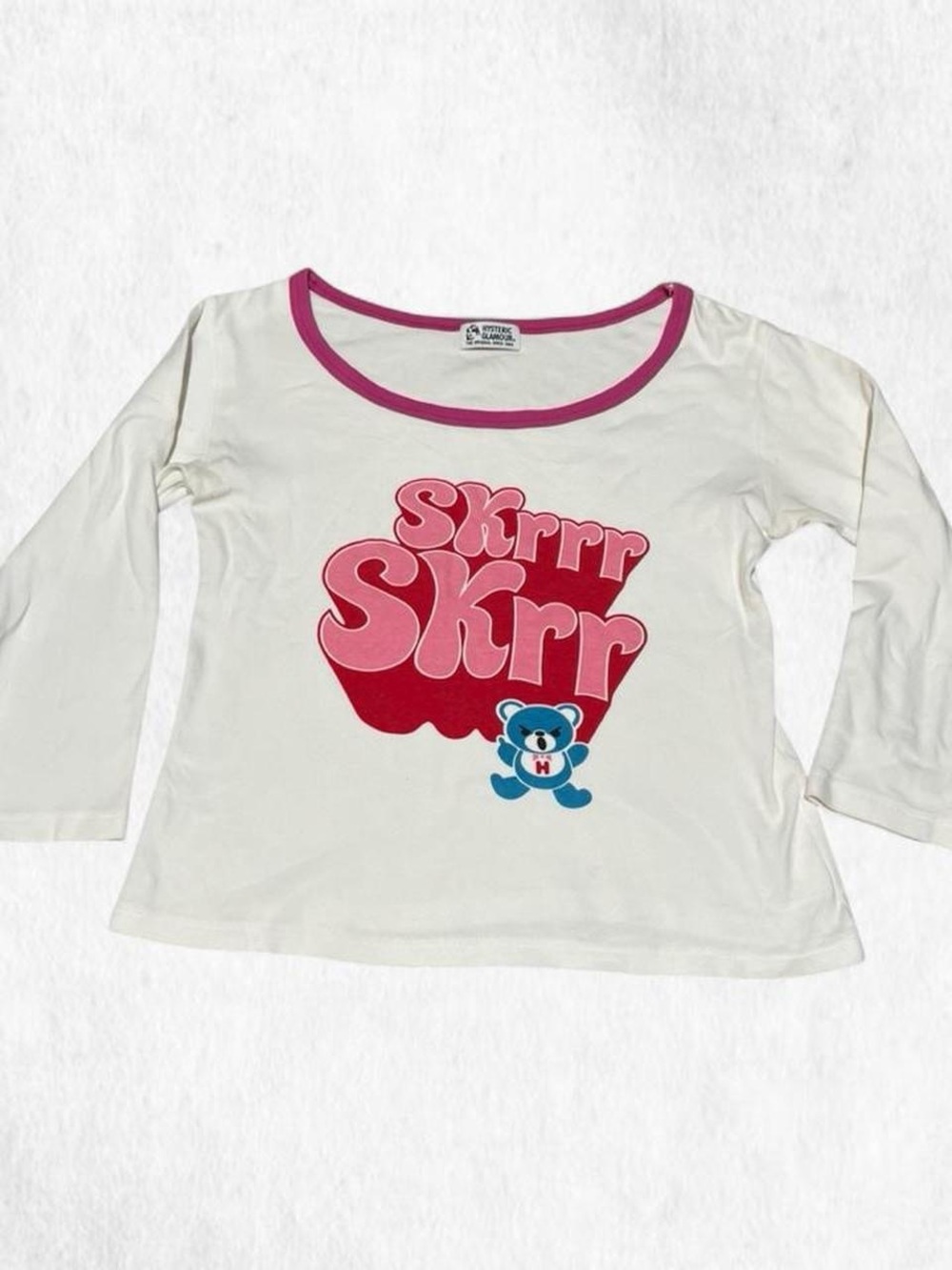 Hysteric Glamour white long sleeve top